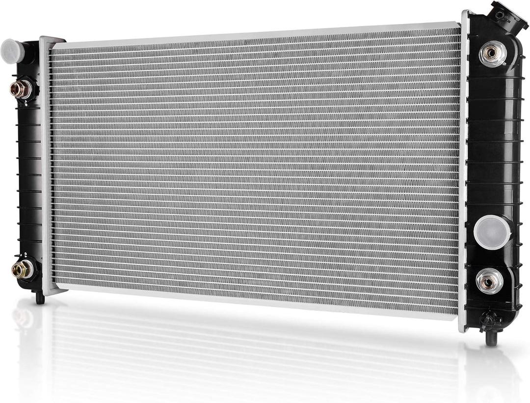 DWVO Radiator Complete Radiator Compatible with GMC Chevy Blazer S10 Jimmy Sonoma Hombre Bravada 4.3L V6 DWRD1012