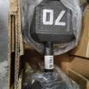 Marcy 70lb Cast Iron Hex Dumbbell, Single, IV-2070