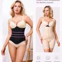 YERKOAD 360 Lipo Foam Post Surgery Ab Board Breathable Tummy Tuck Recovery Waist Cincher Abdominal Compression Board (Black, M)