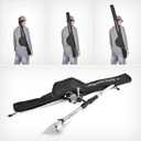LEOFISHING Portable Fishing Rod Case Folding Fishing Pole Bag Fishing Pole Tackle Protective Cover Case Fishing Spinning Rod Bag Special Design for Fishing Poles with Reels 3 Size (Big)