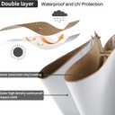 Color Coated Sun Umbrella UV Protection Compact Folding Windproof Parasols Travel Auto Open Close Shade Blocking UV