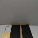 Forbena Black and Gold Floating Shelves for Wall, Bathroom Wall Shelves Over Toilet, Wood Hanging Shelves Wall Mounted for Kitchen Coffee Bar (Black and Gold)