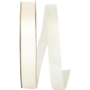 Reliant Ribbon 4950-389-05C Double Face Satin Ribbon, 7/8 Inch X 100 Yards, Antique White