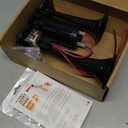 FARBIN Black Air Horn for Truck Train Horn for Car Loud Car Horn with Button Truck Horns with Compressor 12v Airhorns Horns Loud Dual Trumpet