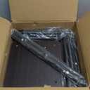 YOCOMEY 4 Tier Wood Tall Plant Stand Metal Rack Indoor, Multiple Flower Pot Holder Shelves Corner Rack, Planter Shelf Display Rack Storage Organizer for Patio Living Room Balcony Garden(Black Oak)