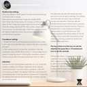 Digital Kitchen Timers, Magnetic Visual Timer Large LED Display Magnetic Countdown Countup Timer Volume Adjustable for Classroom Cooking Baking Teaching, Easy for Kids(Oyster White)