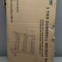 Zlinke 3-Tier Dumbbell Rack Multilevel Weight Storage Organizer for Home Gym, Weight Rack for Dumbbells, Kettlebells,1100LBS Capacity (Rack Only)