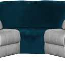 ULTICOR Corner Wedge Seat Cover for L Shape Recliner Couch (Deep Teal)