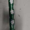 ZRLABL St. Patrick's Day Wrapping Paper Roll, Green and White Clover Pattern, Premium Paper, 30x394 Inches, Reversible Design for Gifts and Celebrations