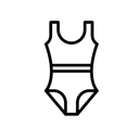 Women's Swimsuit , Black, Size 3X