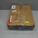 Masupu Rattan Nightstand,Modern Boho Farmhouse Wood Bedside Table with Storage Drawer and Open Shelf,Small Black Frame Side End Table for Bedroom,Living Room,Office (Walnut) (Normal Size)