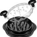 Large Chicken Shredder Tool Twist | 10 Manual Kitchen Meat Shredder Machine & Chicken Breast Grinder for Ground Food | BPA Free | Strong Anti-Slip Base  Works with Pork, Beef, Chicken