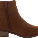 Steve Madden Girls Shoes Buckled Ankle Boot, Cognac, 3