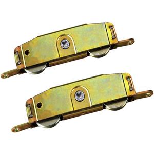 Heavy Duty Sliding Patio Door Roller Assembly 1-1/4 Inch Steel Ball Wheel Bearing, Side Adjustable,2 Pack
