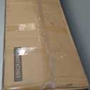 VASAGLE EKHO Collection - Storage Ottoman Bench, Entryway Bedroom Bench, 15 Gallons, Synthetic Leather with Stitching, Mid-Century Modern, Safety Hinges, Loads 660 lb, Forest Green ULOM074C01