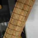LazBlinds No Drill Bamboo Roman Shades, 34.5" W x 64" H, Malay Umber