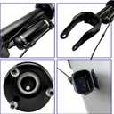 Air Strut Suspension Shock Absorber Compatible with 13-18 Benz ML-Class W166 ML250/350/400/500/550 GL-Class X166 GL350/450/500/550/GL63 AMG, OEM Part Number A1663201313, A1663230300