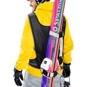 Hikeen Ski Strap, Ski & Poles Backpack Shoulder Strap Hands-Free for Easy Transportation of Your Skiing accessories