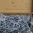 INCLY 50 Pack 2 Inch Pegboard Hooks, 1/4" Heavy Duty Peg Board Hooks Accessories with Rubber Tipped, Peg Board Tool Hangers Fit 1/4" Pegboard for Hanging Tools Garage, Craft Room, Kitchen, Store