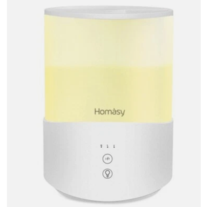 Homasy Cool Mist Humidifier, 2.5L Essential Oil Diffuser with 7-Color Mood Light