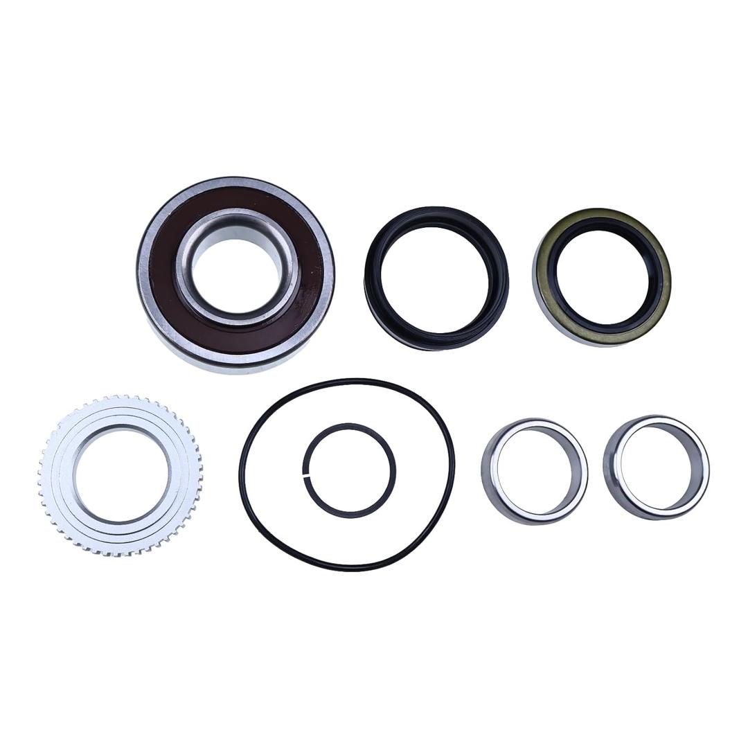HOLDWELL ABS Rear Wheel Bearing & Seal Kit 90363-40068 42423-20010 90301-88077 90520-36045 Compatible with Toyota Tundra 2000-2004 Tacoma 2001-2003