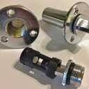 Boatwise Safety Drain Plug (Chrome, 1 inch) (Chrome (Complete Assembly))