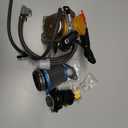 150cc gy6 carburetor PD24J for 4 Stroke Engines 125cc 150cc 152QMJ 157QMI 24mm for Motorcycle Scooter ATV Go Kart with Electric Choke Intake Manifold (silver)