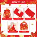 C L cooper life 12pcs Chinese New Year Party Gift Treat Boxes Happy Chinese New Years Party Gift Boxes for 2026 Lunar New Year of The Horse Theme Spring Festival Supplies