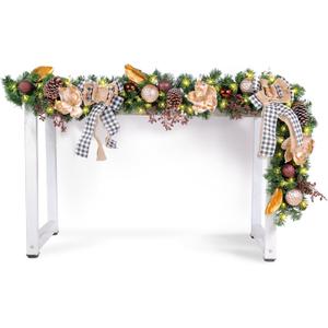 WBHome 9 Feet/108 Inch Christmas Garland Woodland Themed Holiday Decorations (Maillard)