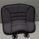 kingphenix Car Seat Cushion with 1.2inch Comfort Memory Foam, Seat Cushion for Car and Office Chair (Dark Grey)