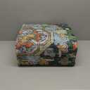 RUGSURE Washable Area Rugs - Perfect for Living Room, Bedroom, Kids Room, Nursery - Stain & Water Resistant Non-Slip, Pet & Child Friendly, Vintage Tribal Area Rugs (Green, 8' x 10')