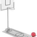 Yosoo Mini Basketball Machine, Decorating Miniature Office Desk Decorations Basketball Hoop Toy Board Game for Basketball Lovers