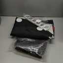 Layhit 4 Pcs Christmas Shower Curtain Set, Christmas Bathroom Set with Non Slip Rug, Toilet Lid Cover and Bath Mat, Xmas Tree Style Shower Curtain with 12 Hooks for Xmas Bathroom Decor Winter Holiday