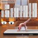 VOFiTNY All Purpose Gymnastics Mat Size: 13ft*3.3ft*8inches(4m*1m*0.2m), Sturdy Inflatable Tumble Track for Home/Gym