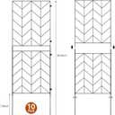 YBING Tall Decorative Garden Fence, 10 Pack Garden Fencing, 38in (H) x 10Ft (L) Rustproof Metal Fence Border, Animal Barrier for Dog, Border Panel Fencing, Fence No Dig for Patio Flower Bed Landscape