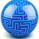 YongnKids Amaze 3D Memory Sequential Maze Ball Puzzle Toy Gifts for Kids Adults - Challenges Game Lover Tiny Balls Brain Teasers Game (Blue)
