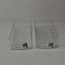 iDesign Recycled Plastic Cabinet and Pantry Storage Bin with Integrated Handles  16 x 8 x 5, Clear Bin