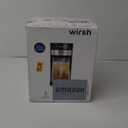 wirsh Iced Tea Maker with 3QT Pitcher, Iced Coffee Maker with Strength Control and Reusable Filter, Perfect For Iced Coffee, Latte, Tea, Lemonade, Flavored Water, Black