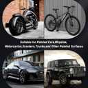 2 x White Touch Up Paint for Car, Car Paint Scratch Repair, White Car Paint Touch Up, Auto Paint Repair Pen, Color Accurate Scratch Remover