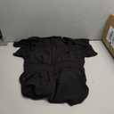 Women’s Black Short Sleeve Smocked Waist Dress, Casual Mini Dress, Size XL
