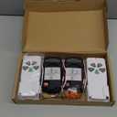 2 Pack Universal Ceiling Fan Remote Control Kits with Light Dimmer 3 Speed Fan Controller Receiver Lamp Dim Remote Replacement for Hampton Bay/ Hunter/ Harbor Breeze/ Westinghouse/ Honeywell & More