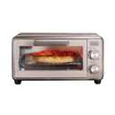BLACK+DECKER Crisp n Bake PRO 4-Slice Air Fry Toaster Oven, Countertop Oven with 5 Cooking Functions, Fits 10 Pizza or 9 Pan, 30-Minute Timer, Stainless Steel Accents