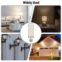 E26 LED Bulbs, 40W LED Light Bulbs Equivalent 400W, 3000K Sunset Color Warm Light, Not Dimmable, AC 110-220V, E26 Light Bulbs (2 Pack)