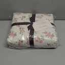 Laura Ashley - Flannel Sheets Twin Size, Anti-Pilling & Wrinkle Resistant Cotton, Touchably Soft for All-Season Comfort - Bed Sheets with Matching Pillowcase & Fitted Sheet (Audrey Pink)