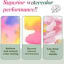 5 x Watercolor Travel Set, New Palette Travel Set Mini Watercolor Paint Set, Upgrade Travel Set Mini Portable Watercolor Travel Set (florid)