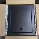 Metal Garden Hose Reel Deck box, Durable Steel Garden Hose Storage Box Cabinet, 150ft 5/8" Garden Hose Capacity. - Hose guide Manual Rewind, No-leak Aluminum Water Connections