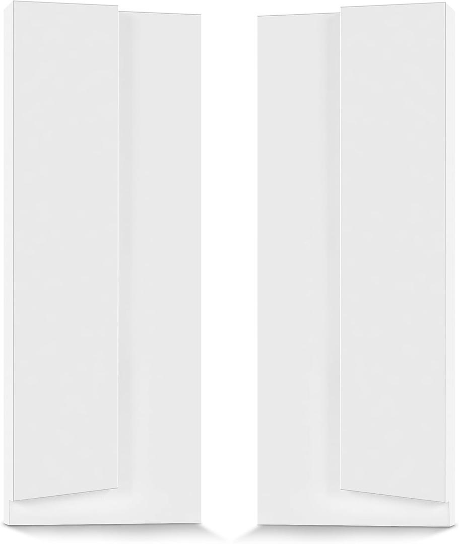 1 Pair 12 Inch L x 4-9/16 Inch W x 1-1/4 T Exterior Door Frame Rot Repair Kit, Solid Wood Door Jamb Repair Kit,The Ultimate Fix for Rotted Door Frames