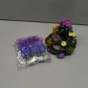 GSD Aquarium Colorful Coral Reef Set Fish Tank Decoration Mountain Ornament for Aquarium Environments Decor Accessories, Coral Mountain x 1, Aquatic Plant x 4