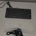 MCSaite Wired Mini Keyboard and Mouse Combo - with Keyboard Cover USB 60% Keyboard for Windows, PC, Laptop