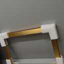 Canvas Floater Frame for Canvas Paintings, Wood Panels, Canvas Panels & Stretched Canvas Boards. Floating Frame fits 12x18-in gold